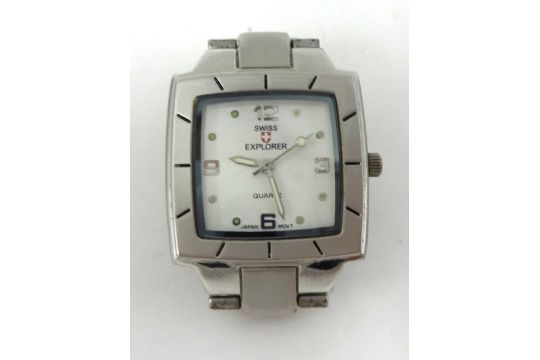 swiss explorer quartz watch