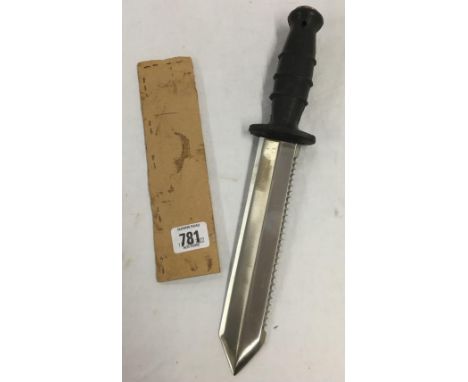 ROYAL NAVY CLEARANCE DIVERS KNIFE WITH NO SCABBARD