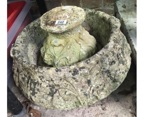 RE-CONSTITUTED STONE PLANTER