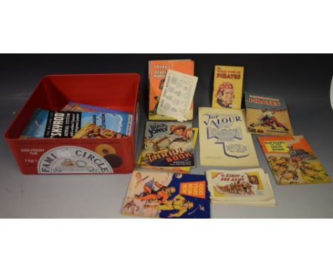 Comics - free supplement booklets from the 1930s and 40s, inc 1000 Years from Now;  Savage and Deadly Hunters;  Glory og our 