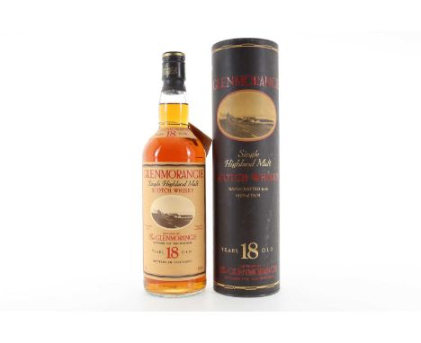 GLENMORANGIE 18 YEAR OLD 1980S 75CL HIGHLAND SINGLE MALT  43% ABV / 75cl  Famous for their unique stills, each as tall as an 