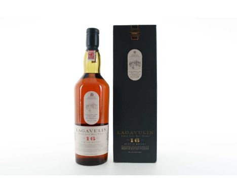 LAGAVULIN 16 YEAR OLD WHITE HORSE ISLAY SINGLE MALT  43% ABV / 70cl  The Islay distillery of Lagavulin first gained notoriety