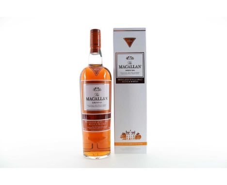 MACALLAN SIENNA SPEYSIDE SINGLE MALT  43% ABV / 70cl  There are few distilleries in the world quite so revered as Macallan. N