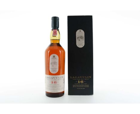 LAGAVULIN 16 YEAR OLD WHITE HORSE ISLAY SINGLE MALT  43% ABV / 70cl  The Islay distillery of Lagavulin first gained notoriety