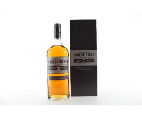 AUCHENTOSHAN 21 YEAR OLD LIMITED RELEASE LOWLAND SINGLE MALT  43% ABV / 70cl  Auchentoshan is part of a small minority of Sco