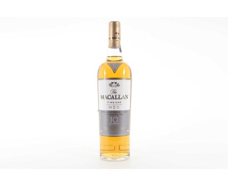 MACALLAN 10 YEAR OLD FINE OAK SPEYSIDE SINGLE MALT  40% ABV / 70cl  There are few distilleries in the world quite so revered 