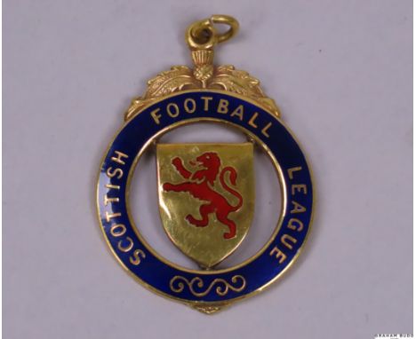 Frank Kopel 9ct gold and enamel 1979-80 Scottish League Cup Winners medal the obverse inscribed SCOTTISH FOOTBALL LEAGUE, the