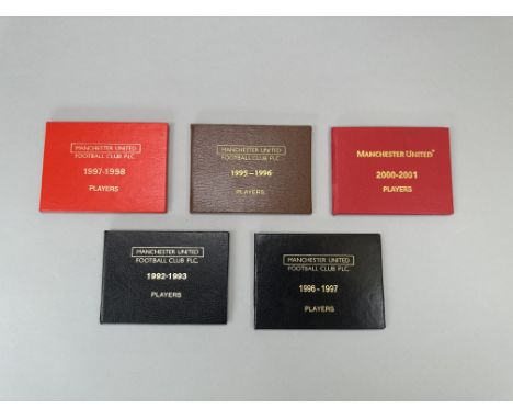 A group of four Manchester United player's tickets issued to John O'Kane, for seasons 1992-93, 1995-96, 1996-97 &amp; 1997-98