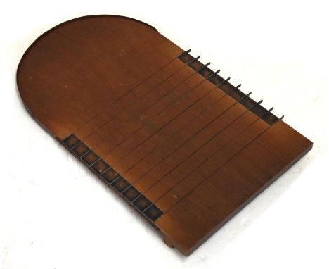 Vintage 20th Century shove H'penny board, measures approximately 69cm x 40cm  