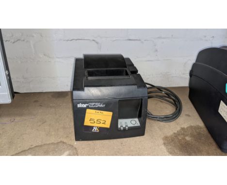 Star TSP100 label printer - includes usb cable, has no power cable This is the first of a series of sales comprising the tota