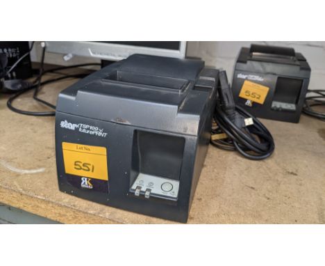 Star TSP100 label printer - includes power and usb cables.This is the first of a series of sales comprising the total assets 