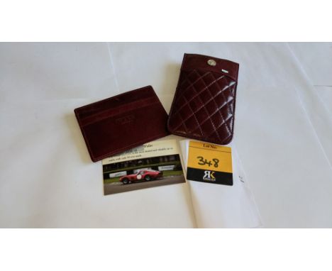 GTO London Rubino mixed lot comprising iPhone sleeve &amp; card wallet, each with an RRP of £100 i.e., total RRP £200. NB. An