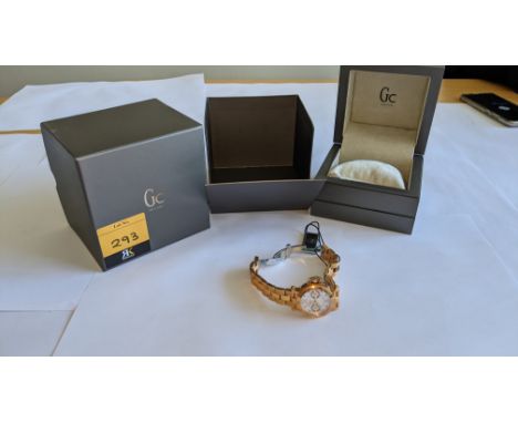 GC (Guess Collection) watch with GC branded box, product code X74008L1S. 100M water resistant, sapphire crystal, Stainless st