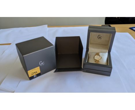 GC (Guess Collection) watch with GC branded box, product code X52004L1S. Water resistant 50M, sapphire crystal, Stainless ste