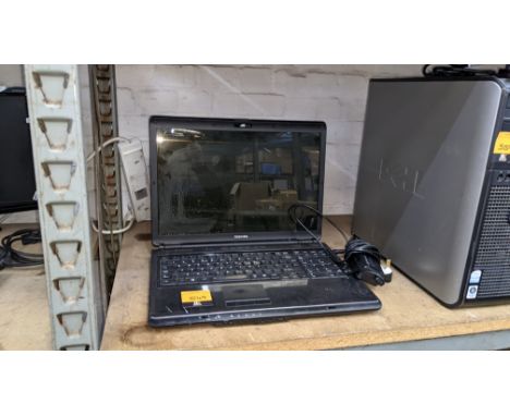 Toshiba Notebook computer with powerpack/chargerThis is the first of a series of sales comprising the total assets from a jew