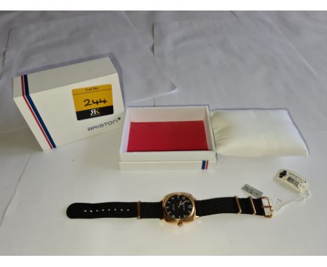 Briston Club Master watch on fabric strap including Briston box. Water resistant 100M. RRP £175This is the first of a series 