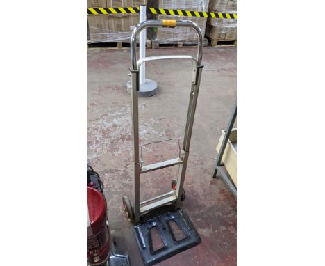 Adjustable folding trolleyThis is the first of a series of sales comprising the total assets from a jewellery retailer as a r