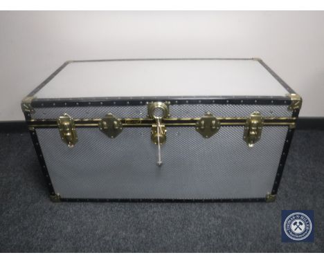 A metal trunk