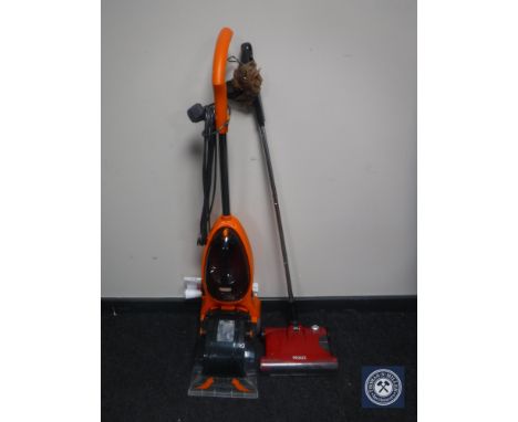 A Vax carpet washer together with a Prolex electric carpet sweeper