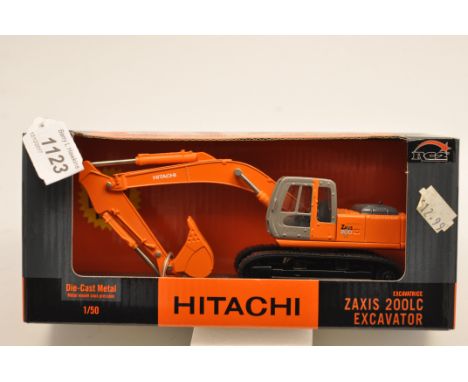 ERTL 1;50 SCALE HITACHI ZAXIS 200LC EXCAVATOR WITH BOX (VGC)