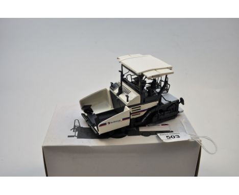 NZG MODELS 1;50 SCALE EUROVIA VINCI WHEELED PAVER WITH BOX (VGC)