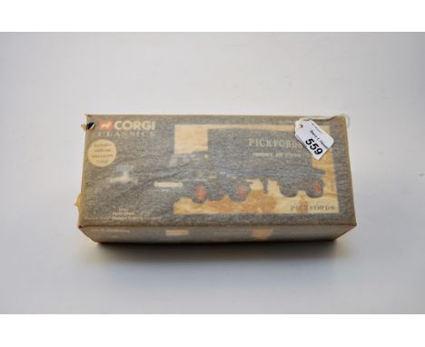 CORGI CLASSICS 30501 PICKFORDS THAMES TRADER PLATFORM TRAILER & CONTAINER LIMITED EDITION WITH BOX STILL WRAPPED IN TISSUE PA