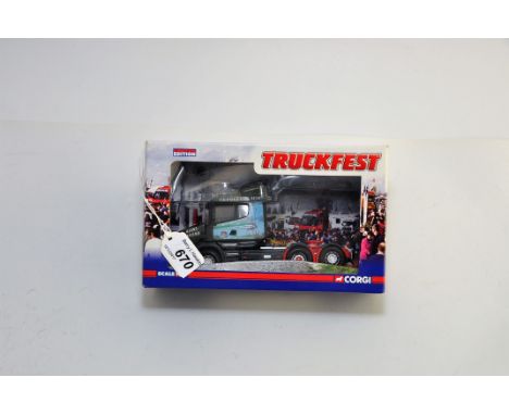 CORGI TRUCKFEST 1:50 SCALE CC12817 SCANIA T CAB C.E.FULLER & SON WITH BOX (VGC)