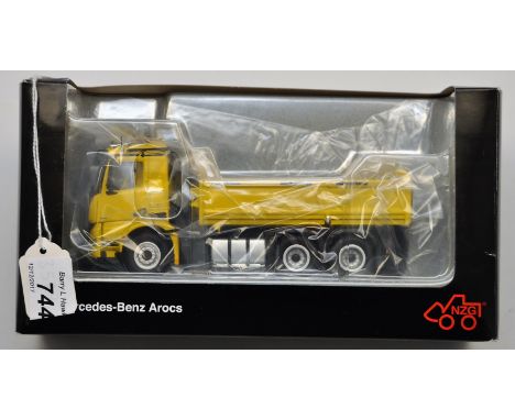 NZG 1:50 SCALE MERCEDES BENZ AROCS MEILLER KIPPER WITH BOX (VGC)