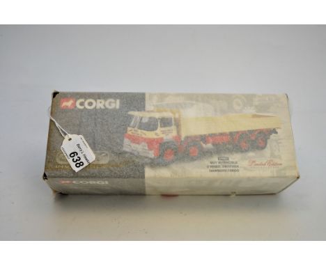 CORGI 1;50 SCALE 29401 GUY INVINCIBLE 8 WHEEL DROPSIDE DAWSONS FARGO WITH BOX STILL IN TISSUE WRAPPING (MC)