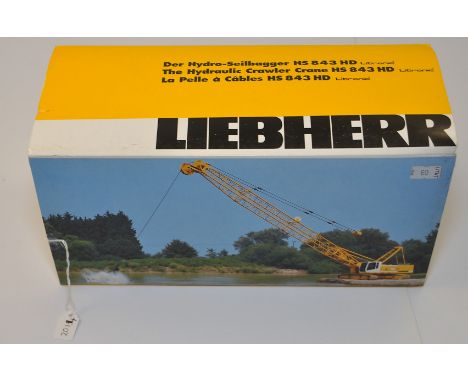 CONRAD MODELS 1:50 SCALE LIEBHERR THE HYDRAULIC CRAWLER CRANE HS 843 HD LITRONIC WITH BOX (NMC)