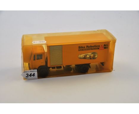 NZG MODELS  1:50 SCALE MERC SIKA ROBOTICS AG ROHR SANIERUNGS SERVICE WITH CLEAR BOX (GC) 