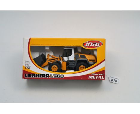 JOAL LIEBHERR 1:50 SCALE L566 WHEEL LOADER WITH BOX 