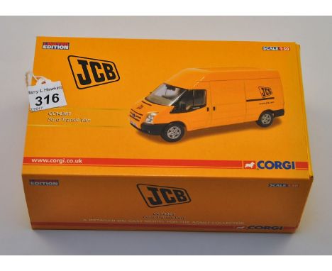 CORGI 1:50 SCALE CC14301 FORD TRANSIT VAN LIMITED EDITION WITH BOX (NMC)