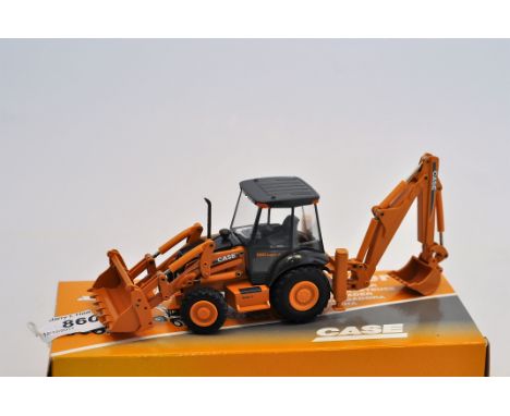 CASE 1:50 SCALE 580 SUPER R BACKHOE LOADER CONRAD MODELS WITH BOX (VGC)