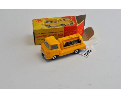 DINKY TOYS 436 ATLAS COPCO COMPRESSOR LORRY WITH BOX (GC)