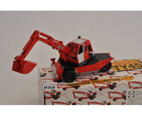 CONRAD MODELS 1:50 SCALE POCLAIN HERITAGE COLLECTION NO.2 HYDRAULIC EXCAVATOR TY45 WITH BOX (VGC)