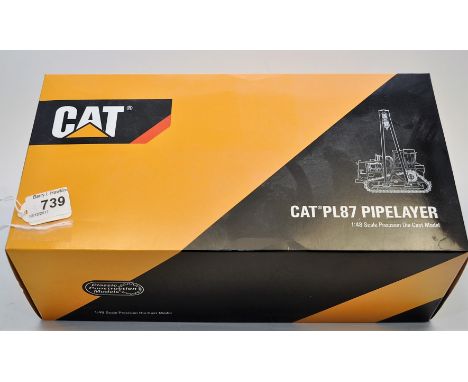 CCM 1:48 SCALE CAT PL87 PIPELAYER WITH BOX (VGC)