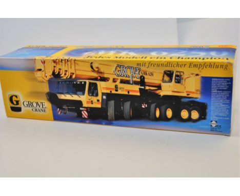 CONRAD MODELS 1:50 SCALE GROVE CRANE GMK 6250 ALL TERRAIN HYDRAULIC CRANE WITH BOX (VGC)