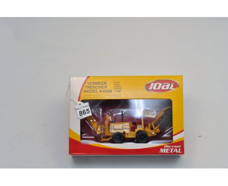 JOAL 1:50 SCALE VERMEER TRENCHER MODEL V-8550 WITH BOX (NMC)