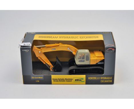 ERTL BRITAINS 1:50 SCALE BELL HD8020E HYDRAULIC EXCAVATOR WITH BOX  