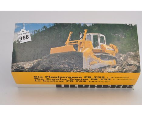 CONRAD MODELS 1:50 SCALE LIEBHERR PR 752 CRAWLER TRACTOR LITRONIC WITH BOX (VGC)