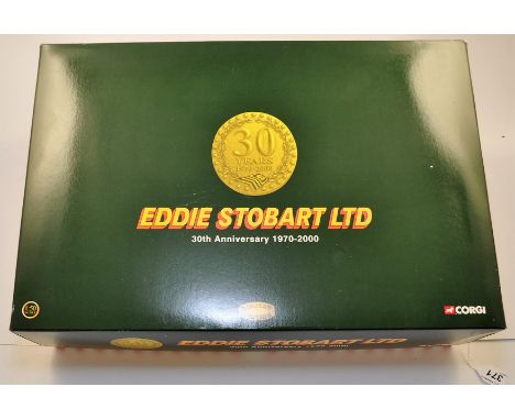 CORGI 1:50 SCALE 76901 EDDIE STOBART LTD 30TH ANNIVERSARY 1970 - 2000 5 TRACTOR UNITS MAN, RENAULT PREMIUM E.R.F. LEYLAND DAF