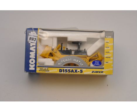 KOMATSU 1:50 SCALE D155AX-5 BULL DOZER JOAL MODELS WITH BOX (VGC)