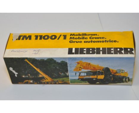 CONRAD MODELS 1;50 SCALE LIEBHERR LTM 1100/1 MOBILE CRANE WITH BOX (VGC)