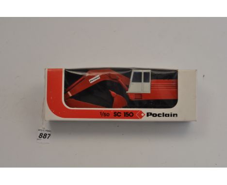 POCLAIN 1:50 SCALE SC 150 GESCHA MODELS WITH BOX (GC)