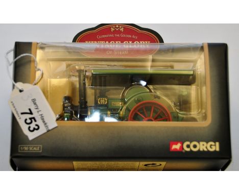 CORGI VINTAGE GLORY OF STEAM GARRETT 10 TON ROAD ROLLER 'CONSUELO ALLEN' WITH BOX (VGC)