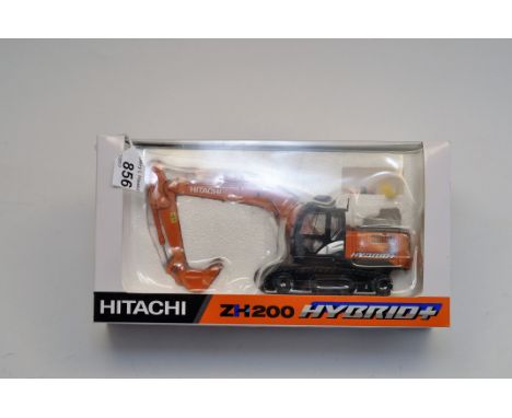 HITACHI 1:50 SCALE ZH 200 HYBRID EXCAVATOR REPLICARS CORPORATION WITH BOX (VGC)