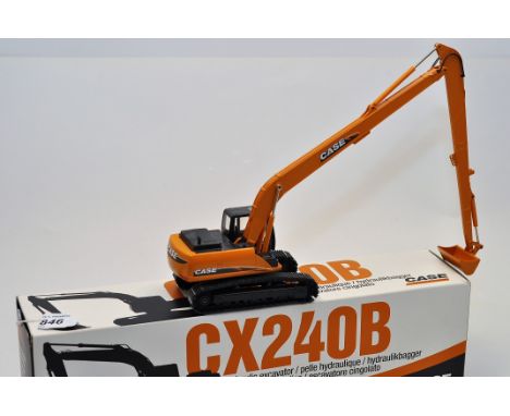 CASE CONSTRUCTION 1:50 SCALE CX240B HYDRAULIC EXCAVATOR WITH BOX (VGC) 