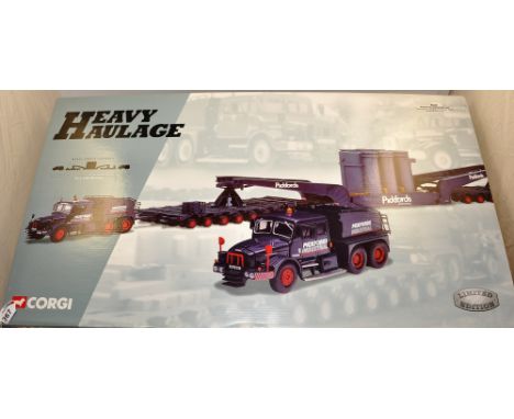 CORGI HEAVY HAULAGE 1:50 SCALE 18005 PICKFORDS INDUSTRIAL LTD - SCAMMELL CONTRACTOR X2 NICHOLAS TRAILER, BOGIES & GENERATOR L