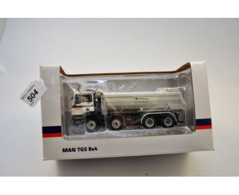 NZG MODELS 1:50 SCALE EUROVIA VINCI MAN TGS 8X4 HALFPIPE WITH BOX (VGC)